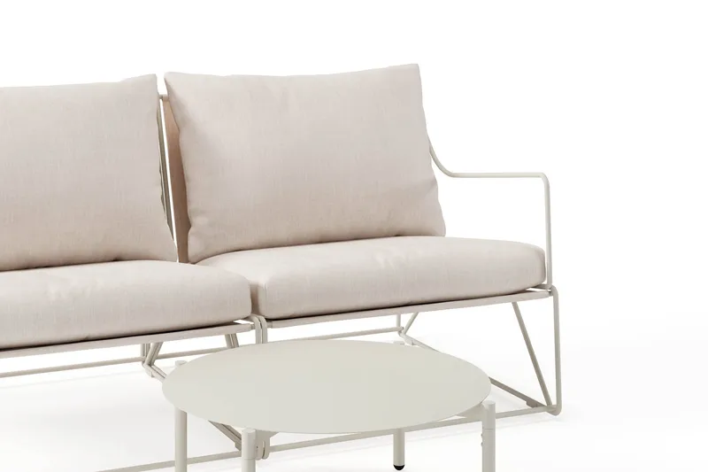 Usteryd Utesofa 2-seter med Usteryd Sofabord - Beige - Hage - Utemiljø - Veranda & terrasse - Verandamøbler