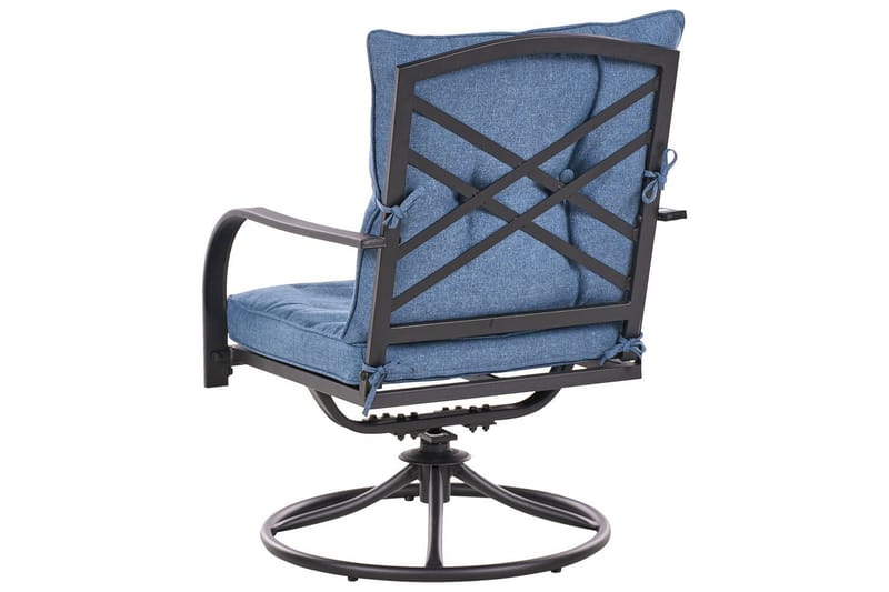 Utegruppe Mestrino - Blå, Svart - Hage - Utemiljø - Veranda & terrasse - Verandamøbler