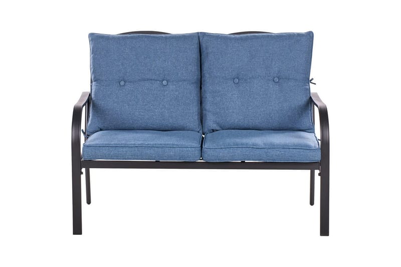 Utegruppe Mestrino - Blå, Svart - Hage - Utemiljø - Veranda & terrasse - Verandamøbler