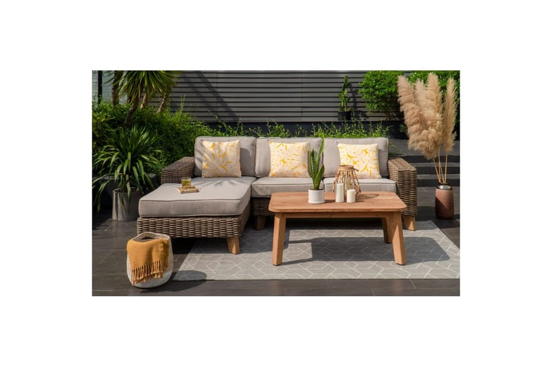 Utendørs møbelgruppe Lifestyle Garden Bahamas 2-seter & sjeselong høyre sofabord 110 - Hage - Utemiljø - Veranda & terrasse - Verandamøbler