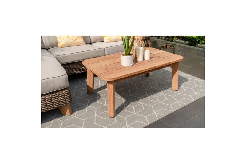 Utendørs møbelgruppe Lifestyle Garden Bahamas 2-seter & sjeselong høyre sofabord 110 - Hage - Utemiljø - Veranda & terrasse - Verandamøbler