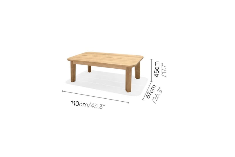 Utendørs møbelgruppe Lifestyle Garden Bahamas 2 x 3-seter & sofabord 110 - Hage - Utemiljø - Veranda & terrasse - Verandamøbler