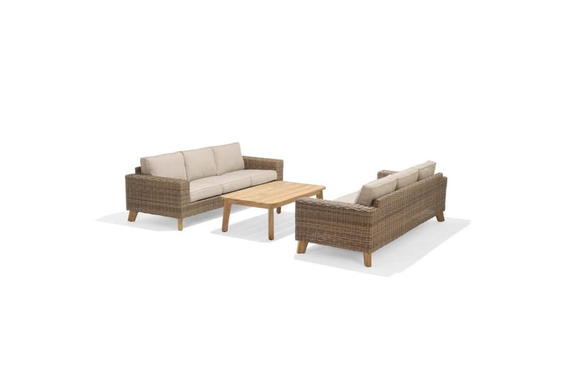 Utendørs møbelgruppe Lifestyle Garden Bahamas 2 x 3-seter & sofabord 110 - Hage - Utemiljø - Veranda & terrasse - Verandamøbler