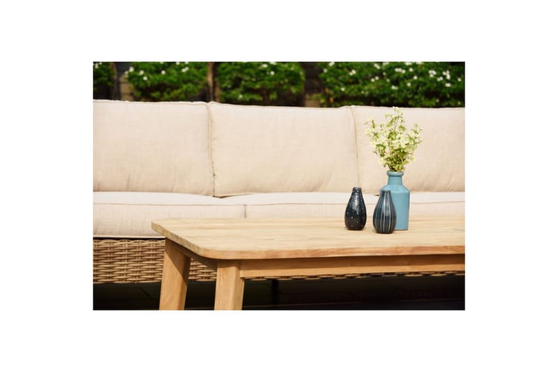 Utendørs møbelgruppe Lifestyle Garden Bahamas 2 x lenestol & 3-seter & sofabord 140 - Hage - Utemiljø - Veranda & terrasse - Verandamøbler