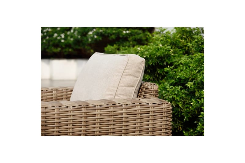 Utendørs møbelgruppe Lifestyle Garden Bahamas 2 x lenestol & 3-seter & sofabord 140 - Hage - Utemiljø - Veranda & terrasse - Verandamøbler