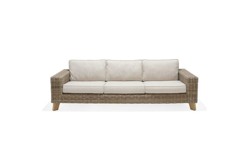 Utendørs møbelgruppe Lifestyle Garden Bahamas 2 x lenestol & 3-seter & sofabord 140 - Hage - Utemiljø - Veranda & terrasse - Verandamøbler