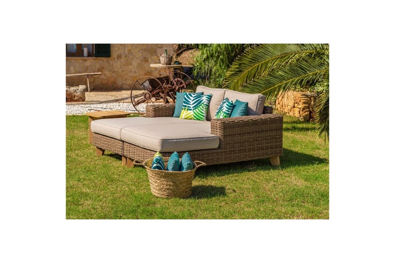 Utendørs møbelgruppe Lifestyle Garden Bahamas sjeselong venstre & høyre - Hage - Utemiljø - Veranda & terrasse - Verandamøbler