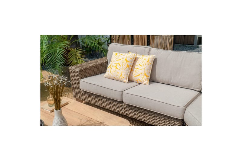 Utendørs møbelgruppe Lifestyle Garden Barbados 2-seter venstre & høyre & hjørnestol & sofabord 100 - Hage - Utemiljø - Veranda & terrasse - Verandamøbler