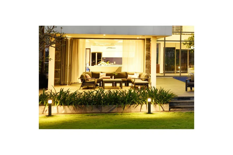 Utendørs møbelgruppe Lifestyle Garden PALAU 2-seter høyre & venstre + 2x hjørnesofa stol + 2x sidestol + sofabord 100 cm - Hage - Utemiljø - Veranda & terrasse - Verandamøbler