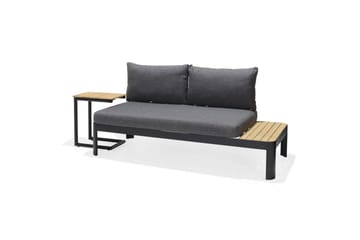 Utendørs møbelgruppe Lifestyle Garden Portals 2-seters modulsofa & C-form sidebord - Hage - Utemiljø - Veranda & terrasse - Verandamøbler