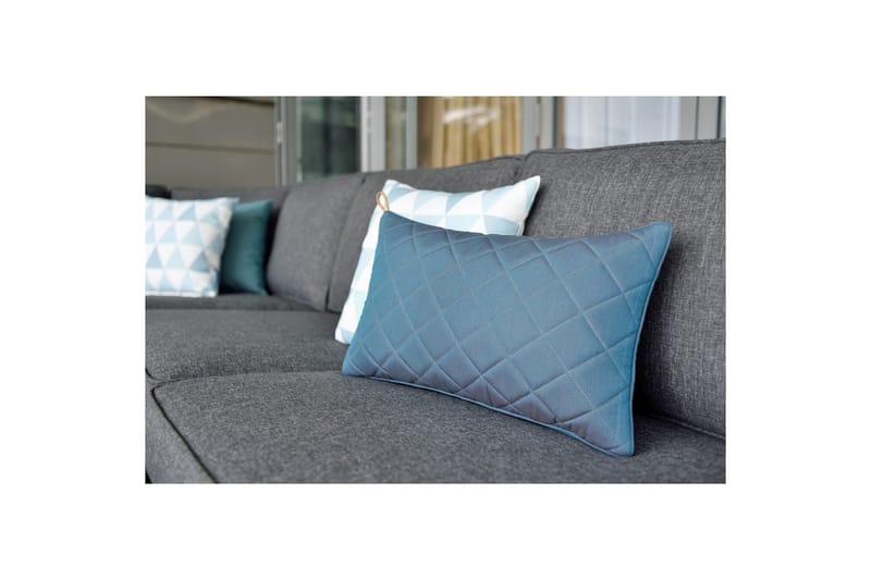 Utendørs møbelgruppe Lifestyle Garden PALAU 2-seter høyre & venstre + hjørnesofa stol + sofabord 100 cm - Hage - Utemiljø - Veranda & terrasse - Verandamøbler
