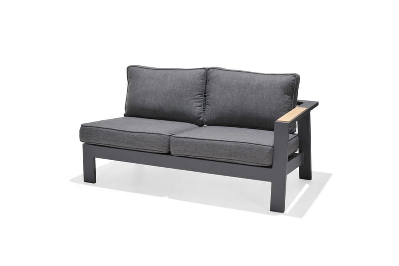 Utendørs møbelgruppe Lifestyle Garden PALAU 2-seter høyre & venstre + hjørnesofa stol + sofabord 100 cm - Hage - Utemiljø - Veranda & terrasse - Verandamøbler