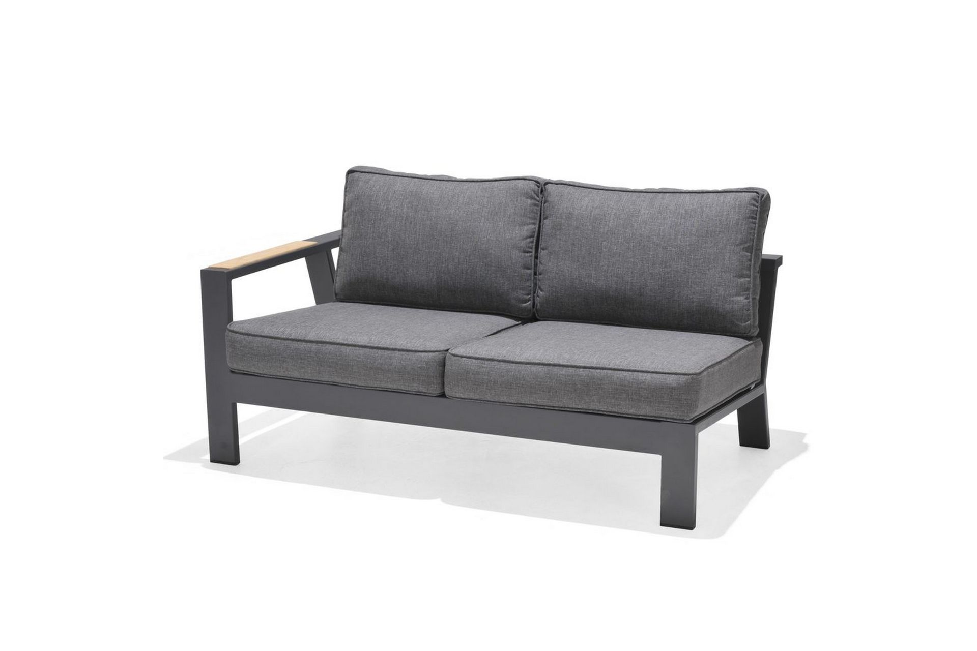 Utendørs møbelgruppe Lifestyle Garden PALAU 2-seter høyre & venstre + 2x hjørnesofa stol + 2x sidestol + sofabord 100 cm - Hage - Utemiljø - Veranda & terrasse - Verandamøbler