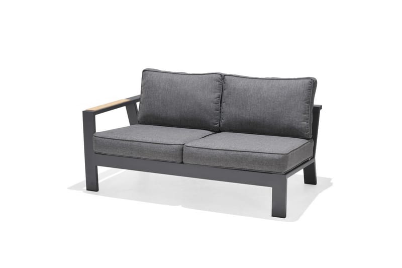 Utendørs møbelgruppe Lifestyle Garden PALAU 2-seter høyre & venstre + hjørnesofa stol + sofabord 100 cm - Hage - Utemiljø - Veranda & terrasse - Verandamøbler