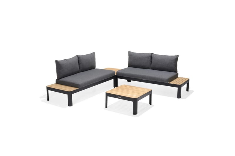 Utendørs møbelgruppe Lifestyle Garden Portals 2x 2-seters modulsofa & sofabord - Hage - Utemiljø - Veranda & terrasse - Verandamøbler