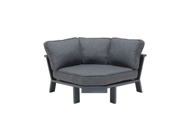 Utendørs møbelgruppe Lifestyle Garden PALAU 2-seter høyre & venstre + hjørnesofa stol + sidestol + sofabord 140 cm - Hage - Utemiljø - Veranda & terrasse - Verandamøbler