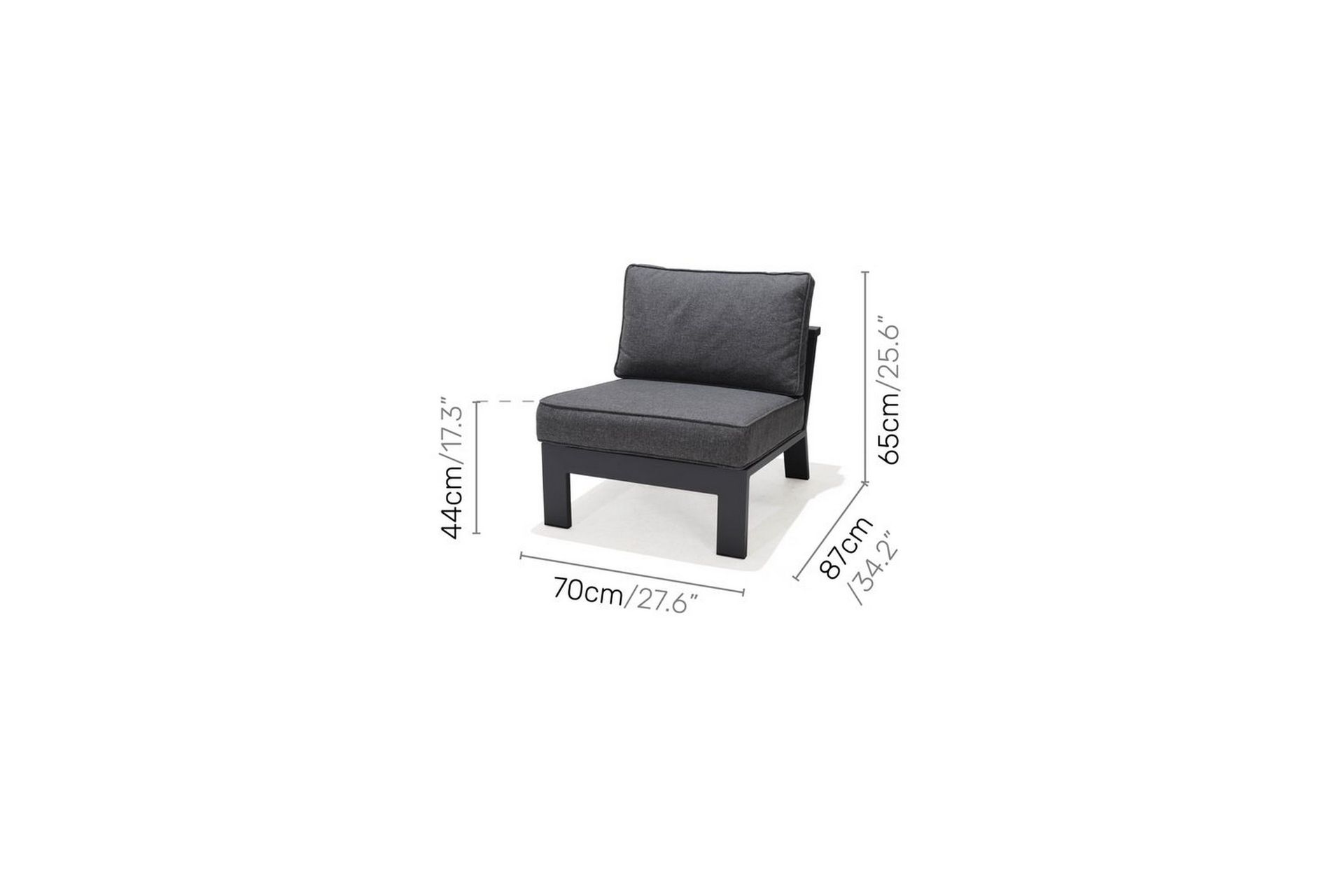 Utendørs møbelgruppe Lifestyle Garden PALAU 2-seter høyre & venstre + 2x hjørnesofa stol + 2x sidestol + sofabord 100 cm - Hage - Utemiljø - Veranda & terrasse - Verandamøbler
