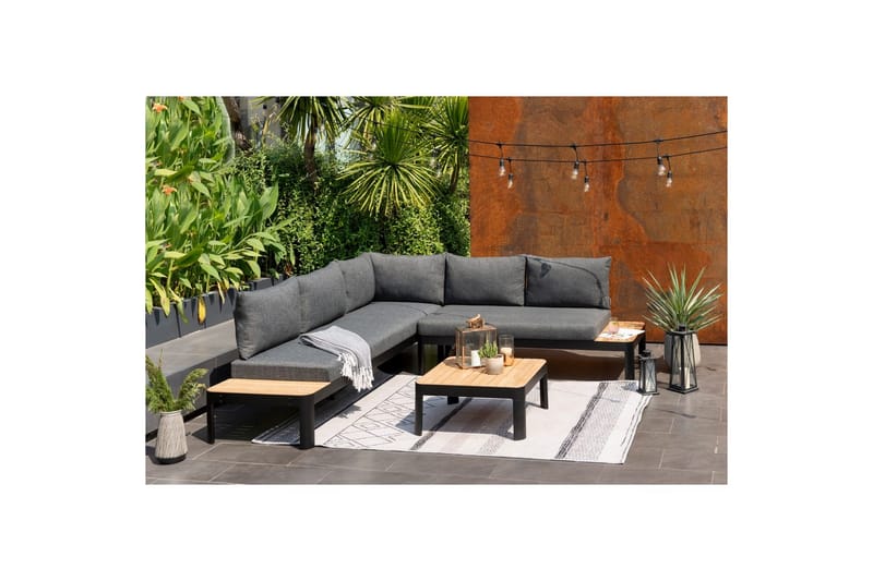 Utendørs møbelgruppe Lifestyle Garden Portals 2-seter og 3-seter modulsofa og salongbord - Hage - Utemiljø - Veranda & terrasse - Verandamøbler