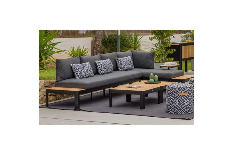 Utendørs møbelgruppe Lifestyle Garden Portals 2-seter og 3-seter modulsofa og salongbord - Hage - Utemiljø - Veranda & terrasse - Verandamøbler