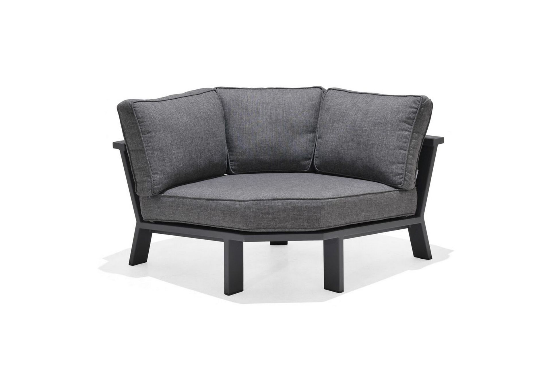 Utendørs møbelgruppe Lifestyle Garden PALAU 2-seter høyre & venstre + 2x hjørnesofa stol + 2x sidestol + sofabord 100 cm - Hage - Utemiljø - Veranda & terrasse - Verandamøbler