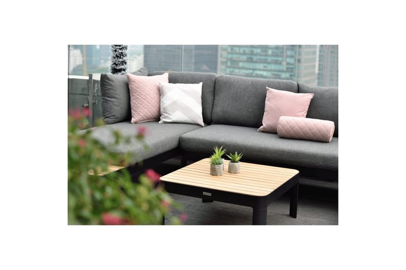 Utendørs møbelgruppe Lifestyle Garden Portals 2x 2-seters modulsofa & sofabord - Hage - Utemiljø - Veranda & terrasse - Verandamøbler