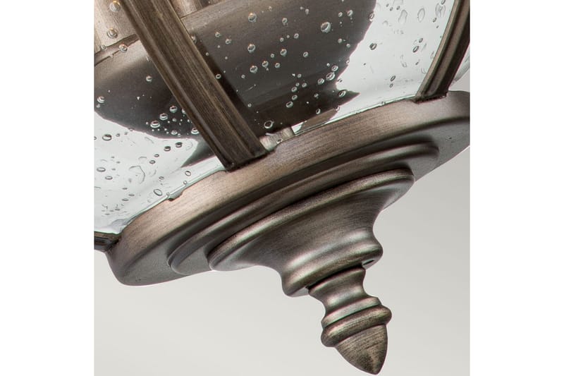 Utendørs vegglampe Kichler Halleron 305x578x375 mm, Polert bronse - 305x578x375 mm, Polert bronse - Hage - Utemiljø - Veranda & terrasse - Verandabelysning