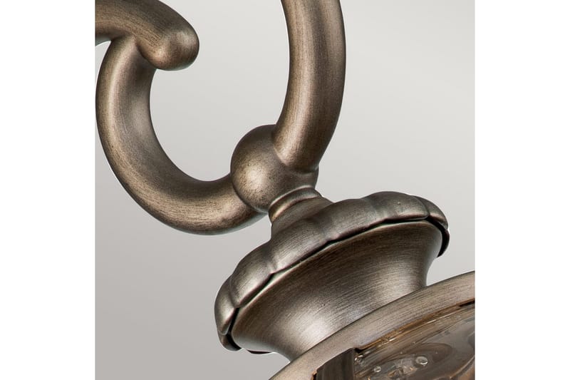 Utendørs vegglampe Kichler Halleron 305x578x375 mm, Polert bronse - 305x578x375 mm, Polert bronse - Hage - Utemiljø - Veranda & terrasse - Verandabelysning