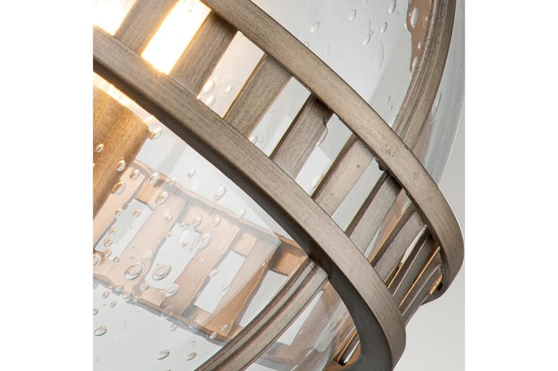Utendørs vegglampe Kichler Halleron 305x578x375 mm, Polert bronse - 305x578x375 mm, Polert bronse - Hage - Utemiljø - Veranda & terrasse - Verandabelysning