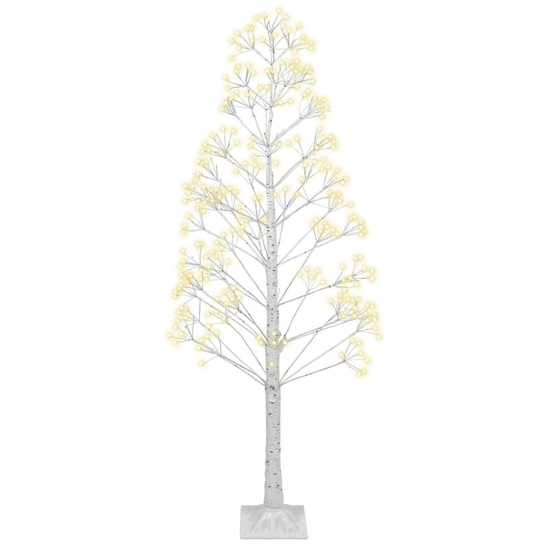 Utendørsdekorasjon Albioni, Hvit/45x45x180 cm