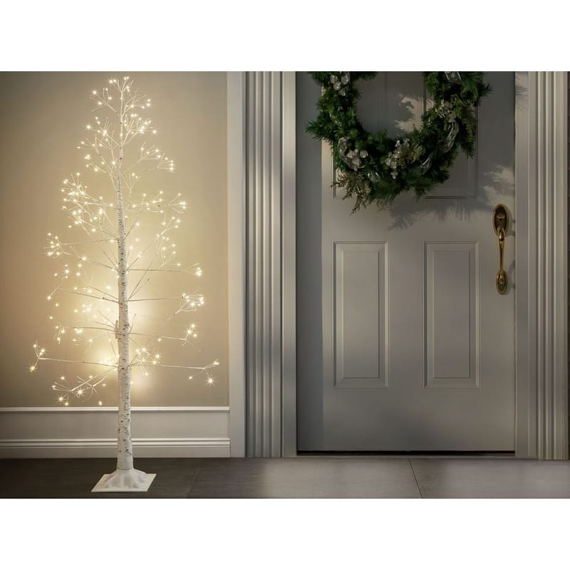 Utendørsdekorasjon Albioni - Hvit/45x45x180 cm - Hage - Utemiljø - Veranda & terrasse - Verandabelysning