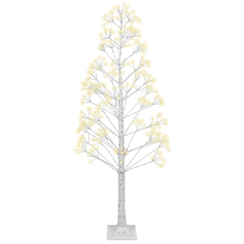 Utendørsdekorasjon Albioni, Hvit/45x45x180 cm