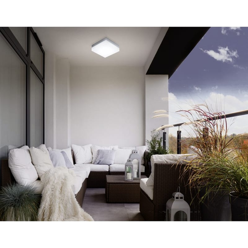 Utvendig vegg-/taklampe Sonella - Hvit - Hage - Utemiljø - Veranda & terrasse - Verandabelysning