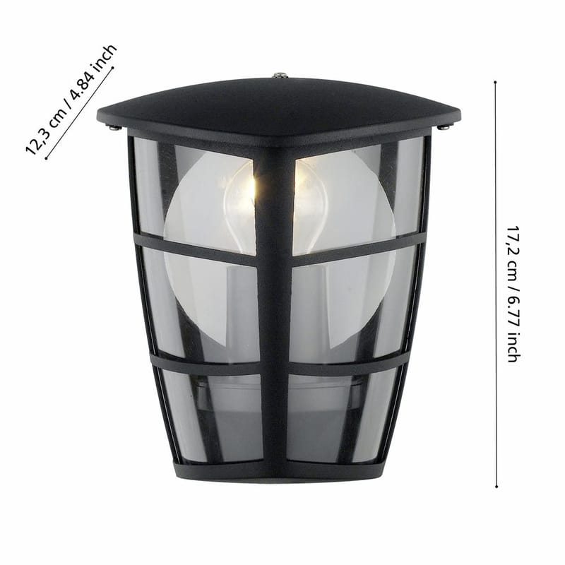 Utvendig vegglampe Aloria - 18 cm - Hage - Utemiljø - Entré - Entrébelysning