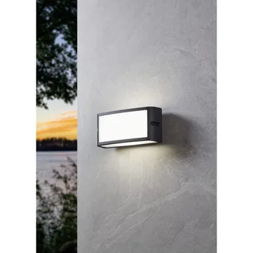 Utvendig vegglampe Camarda - Antrasitt - Hage - Utemiljø - Entré - Entrébelysning