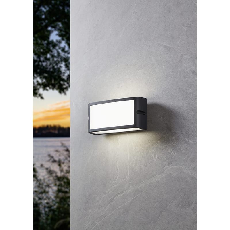 Utvendig vegglampe Camarda - Antrasitt - Hage - Utemiljø - Entré - Entrébelysning
