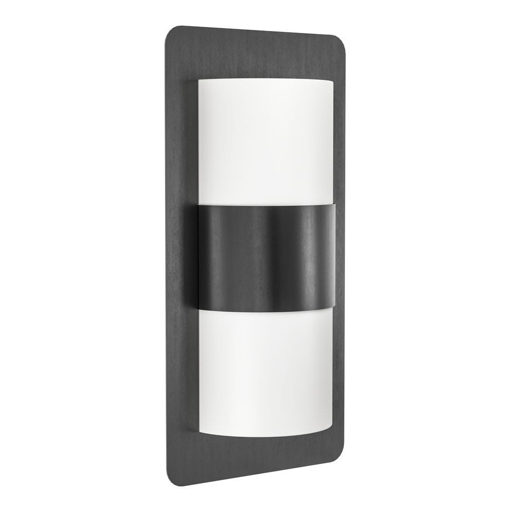 Utvendig vegglampe Cistierna - Antrasitt/Hvit