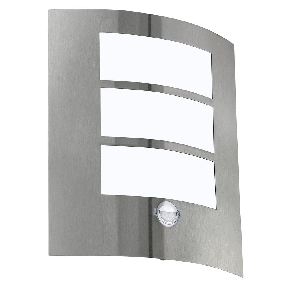 Utvendig vegglampe City med sensor - Rustfritt Stål