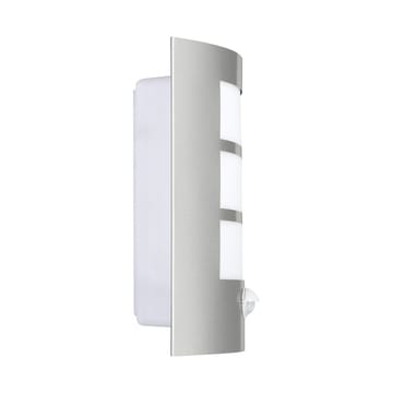 Utvendig vegglampe City med sensor - Rustfritt Stål - Hage - Utemiljø - Entré - Entrébelysning