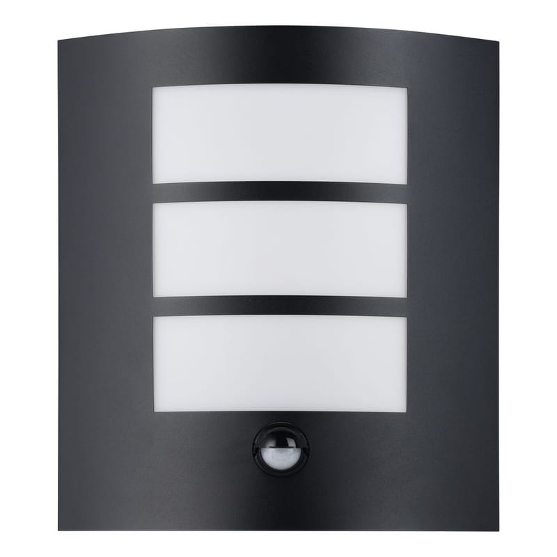Utvendig vegglampe City med sensor - Sort - Hage - Utemiljø - Entré - Entrébelysning