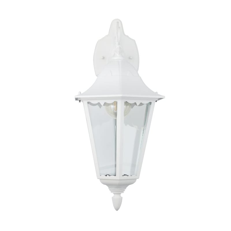 Utvendig vegglampe Navedo Nedovervendt - Hvit - Hage - Utemiljø - Veranda & terrasse - Verandabelysning