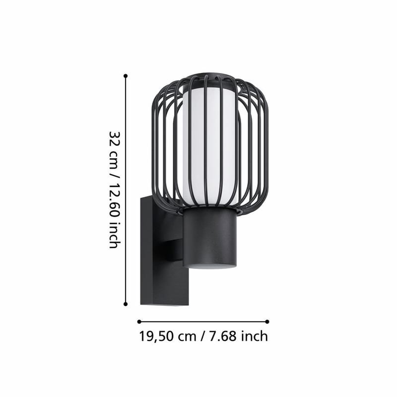 Utvendig vegglampe Ravello - 16,5 cm - Hage - Utemiljø - Entré - Entrébelysning