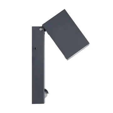 Utvendig vegglampe Sakeda med sensor - Antrasitt - Hage - Utemiljø - Entré - Entrébelysning