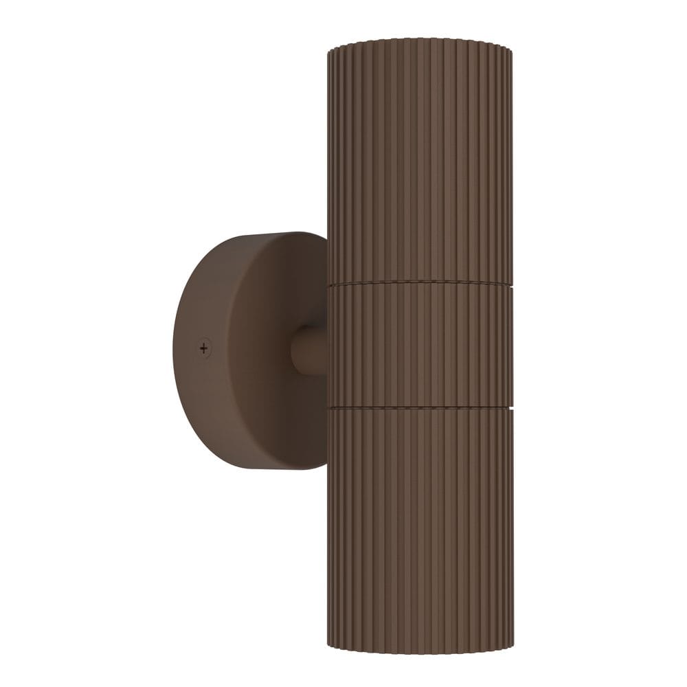 Utvendig vegglampe Tomelloso med 2 lamper - Rustfargede
