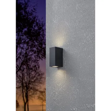 Vegglampe Jabaga med 2 lamper - 15,5 cm - Hage - Utemiljø - Entré - Entrébelysning