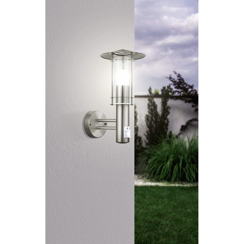 Vegglampe Lisio med sensor - 36 cm - Hage - Utemiljø - Entré - Entrébelysning