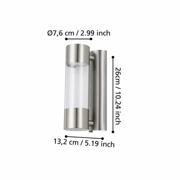 Vegglampe Robledo - 7,5 cm - Hage - Utemiljø - Entré - Entrébelysning
