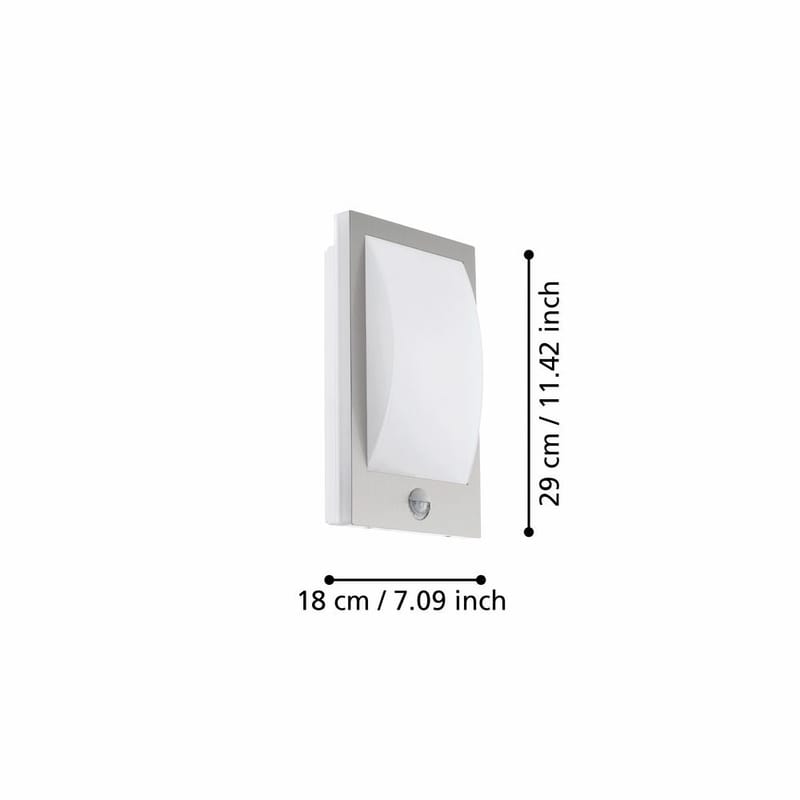 Vegglampe Verres - 18 cm - Hage - Utemiljø - Entré - Entrébelysning