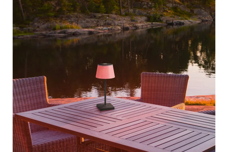 Trio Lighting Sanchez LED Utebordslampe Antrasitt Oppladbar - Hage - Utemiljø - Veranda & terrasse - Verandabelysning