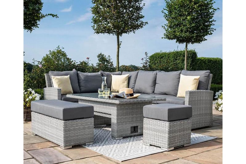 Ascot Sofagruppe Grå - Hage - Utemiljø - Veranda & terrasse - Verandamøbler