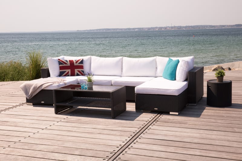 Bahamas Loungegrupp 4 - Kunstrotting - Hage - Utemiljø - Veranda & terrasse - Verandamøbler